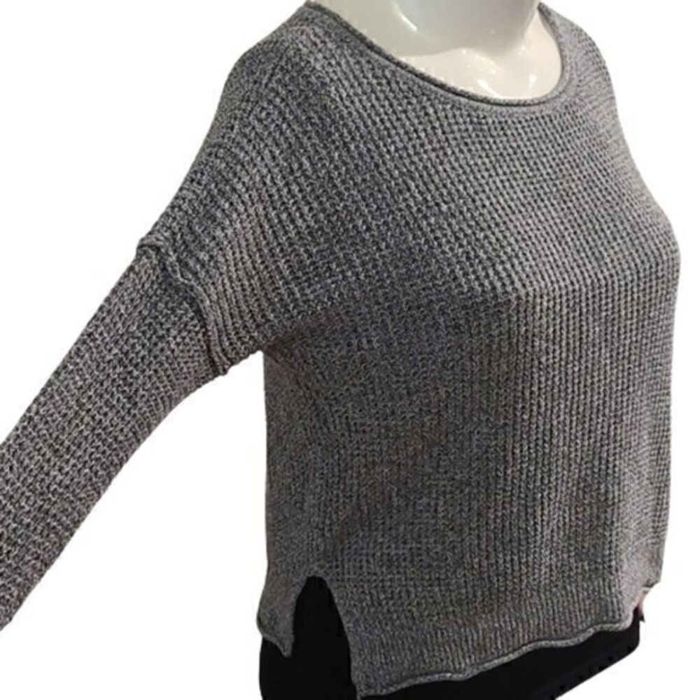 [Hollister] Gray Scoop Neck Tunic Sweater - Size M